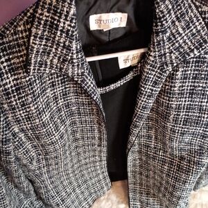 Studio 1 Jacket & Top Plaid